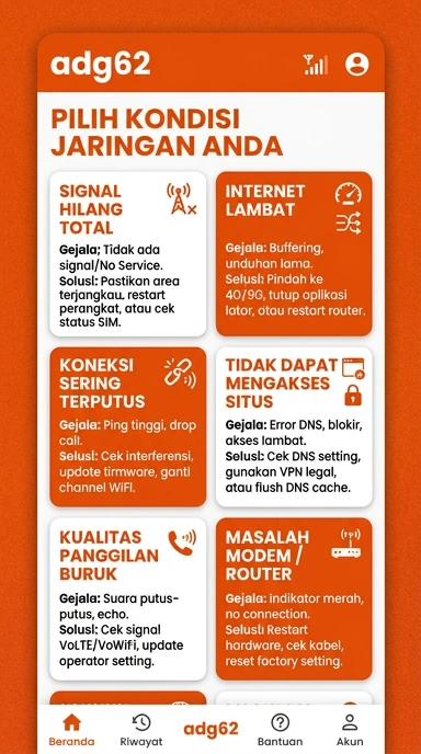 Tampilan link alternatif adg62